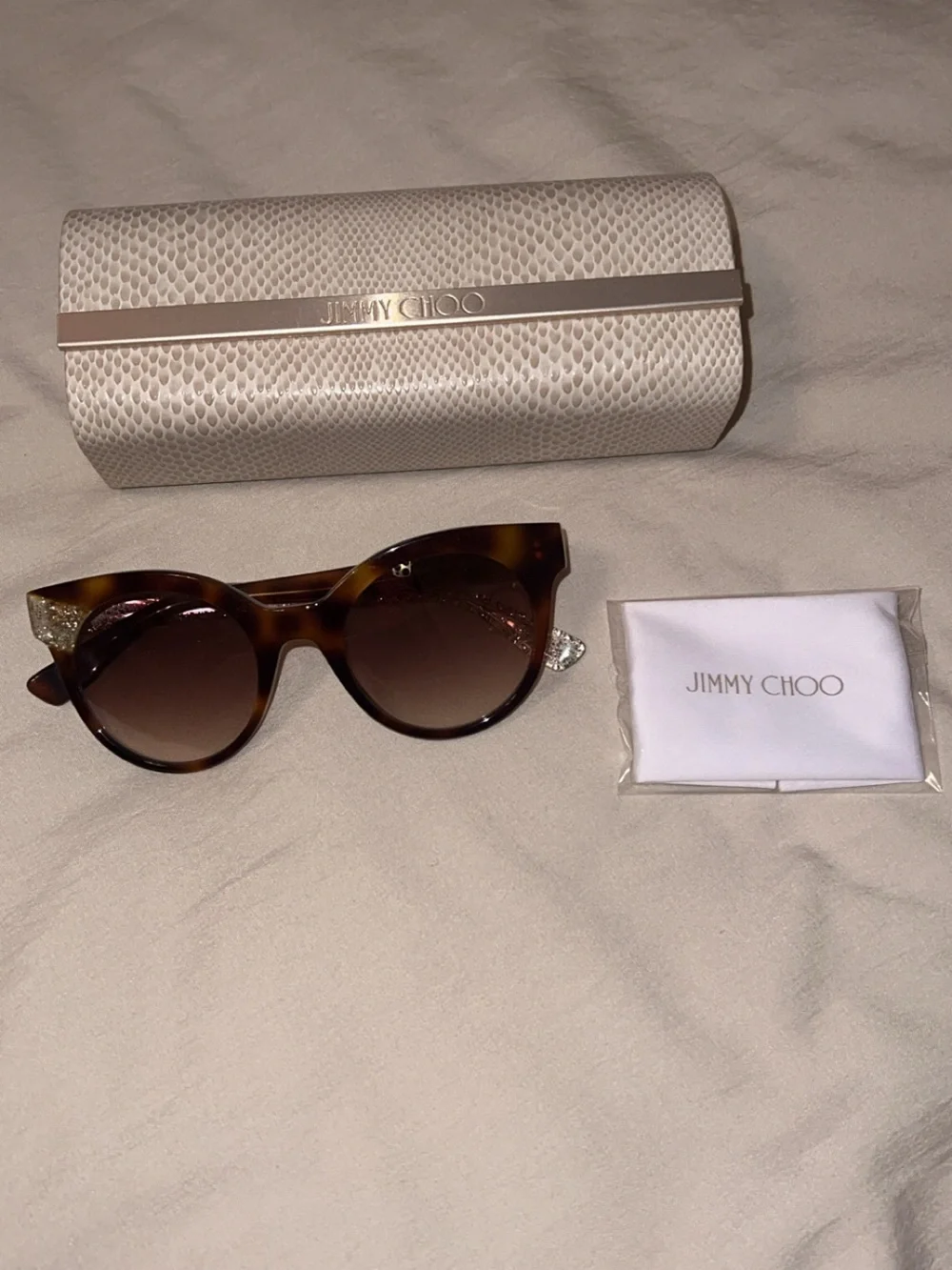 Jimmy Choo Women's Tortoiseshell Sunglasses - Brown Gradient Lenses